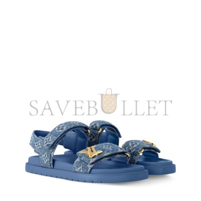 LOUIS VUITTON LV SUNSET FLAT COMFORT SANDAL 1ADIDQ LOUIS VUITTON LV SUNSET FLAT COMFORT SANDAL 1ADIDQ